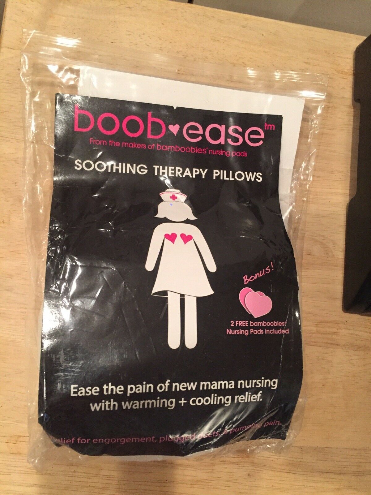 Boob Ease Soothing Therapy Pillows Nursing Cooling Warming Relief W Bonus Pads