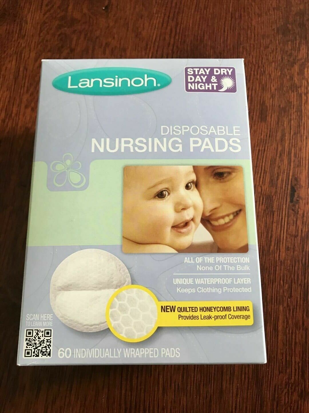 New Lansinoh Disposable Nursing Pads (60 Individually Wrapped Pads)
