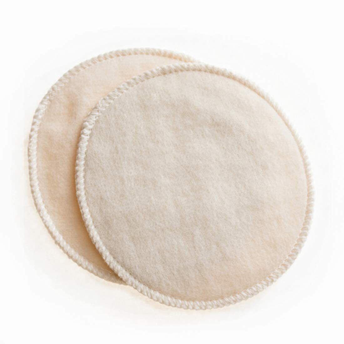 Lanacare 100% Merino Wool Breast Pads Nursing Breastfeeding Reusable Washable