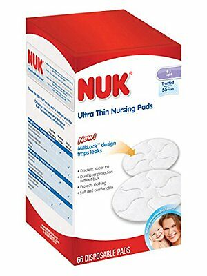 Nuk Ultra Thin Disposable Nursing Pads New 66 Count Breastfeeding Supply Feeding